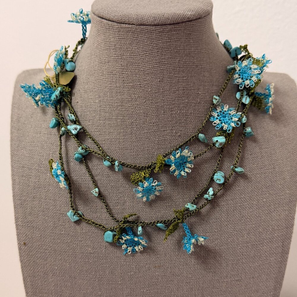 Traditional Turkish Handcrafted Oya Necklace